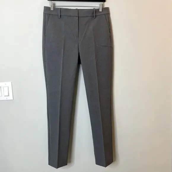 J.Crew Factory Slim Fit Full Length Trouser Pant Office CB286 Heathered Grey 10 - Picture 3 of 14